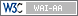 Icono de conformidad con el Nivel Doble-A, de las Directrices de Accesibilidad para el Contenido Web 1.0 del W3C-WAI